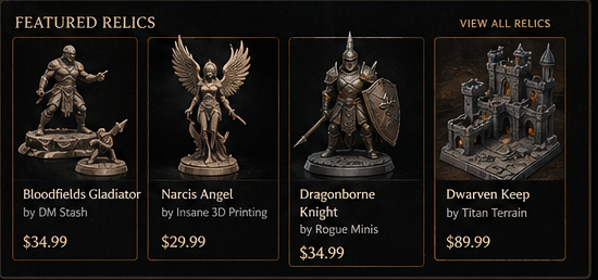 Featured Bexlan Forge relics